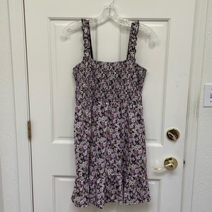 Topshop floral sundress with smocked bodice size 14